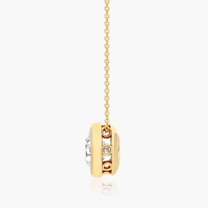 Elégant collier chaîne diamant rond brillant or 14k et 18k avec certifié IGI Lab Grown collier parfait cadeau pour femme-DS0427 - Product Image 3