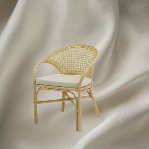 Sillón Atlantic, Muebles de Ratán Hechos a Mano para Sala de Estar, Comedor, Hotel, Dormitorio, Apartamento, Estilo Modular y Acolchado - Product Image 1