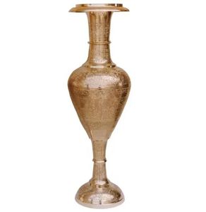 Decorations Antique Metal flowers Container vase For Sale Exporters Of Brass Vintage Flower vase For Indoor Outdoor Decorations - Product Image 5