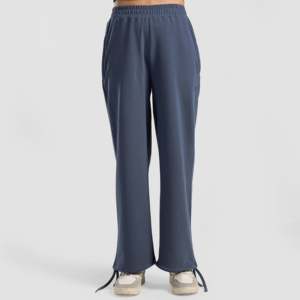 Pantalon de survêtement d'été VolumeFit 100% Coton Taille Haute Brodé Style Ample Taille XL Couleur Doux Confortable Motif Marin - Product Image 2