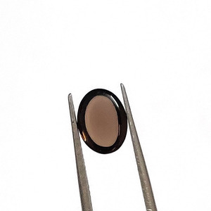 5 pièces de Quartz fumé naturel 9x7mm Cabochon ovale 9.35 Cts Lot Iroc ventes qualité Smoky Topaze Cab pierre précieuse en vrac US $5.9 pour tous - Product Image 6