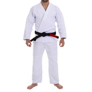 Costume BJJ en coton pour hommes de haute qualité fabriqué au Pakistan Logo personnalisé OEM Costumes de sport d'arts martiaux fabriqués par MOVATEXTILES - Product Image 1