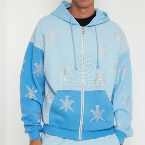 Fabriqué Au Pakistan Personnalisé Hommes Vêtements Strass Hoodies Nouvelle Mode Vêtements D'hiver Coton Tissu Hoodies - Product Image 3