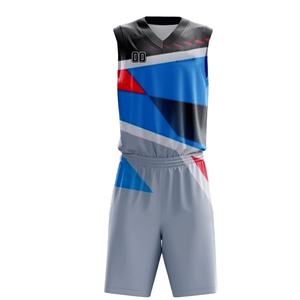 Uniforme de basket-ball personnalisable, respirant, imprimé, tissu polyester léger, matière extensible douce, coupe confortable, parfait - Product Image 1