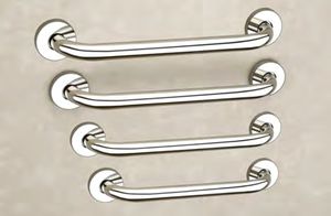 Wholesale MISHWA PS115 12IN Stainless Steel <b>Grab</b> <b>Bar</b> CP Finish Heavy Duty Commercial for Bathroom Hotel Hospital OEM Supply - Product Image 2