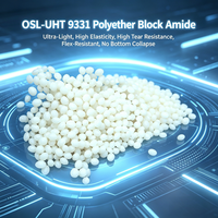 Copolymère réactif PEBA haute performance UHT-9331 pour la fabrication de semelles de chaussures en mousse EVA, contrôle de rétrécissement amélioré, durabilité