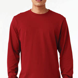 Camiseta de manga larga unisex-Canvas Red, 100% Airlume Cotton, 4,2 oz - Product Image 6