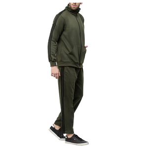 Survêtements pour hommes de haute qualité, respirants, en coton/polyester, imprimés, nouveau design, fermeture éclair, entraînement sportif, hiver, grande taille - Product Image 1