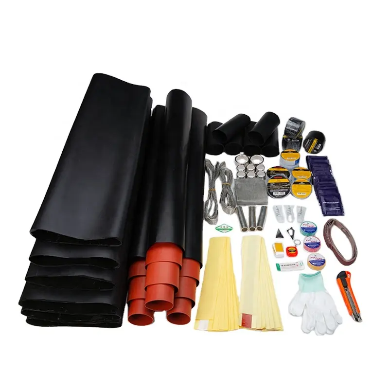 3 Core 35KV Heat Shrinkable Cable Jointing Kits and Accessories Low Voltage Cable Joints and Ttermination Kit