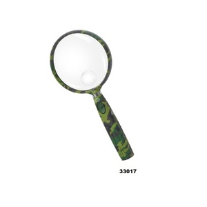 Loupe de lecture bleue et noire 10X 30X loupe 75mm lentille incassable poignée antidérapante pour adultes aînés et enfants - Product Image 1