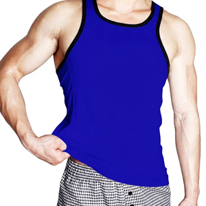 เสื้อกล้ามฟิตเนสผู้ชายไซส์ใหญ่ ผ้าริบ ทรงลำลอง สำหรับเล่นกล้าม โยคะ ระบายอากาศได้ดี เสื้อยืดแขนกุด เสื้อกล้ามโชว์กล้าม - Product Image 2