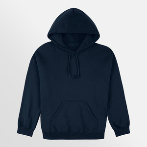 Sweat-shirt à capuche uni pour homme, 100% coton, tissu molletonné français, coupe classique, vêtements décontractés pour l'automne - Product Image 6