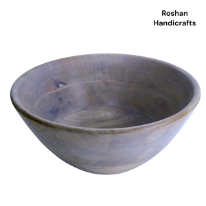 Handcrafted Wooden Dough <b>Bowl</b> Decor Modern Design Style Home Decorative Table Centerpiece for <b>Parties</b> - Product Image 4