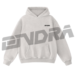 Sudadera extragrande blanca con tela suave y transpirable, ajuste relajado y cómodo, perfecta para el estilo casual diario, esencial para el streetwear. - Product Image 1
