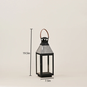 Decorative Metal <b>Lantern</b> For <b>Indoor</b> And Outdoor Decoration Enhancing Traditional And Modern Home <b>Lighting</b> Atmosphere - Product Image 6
