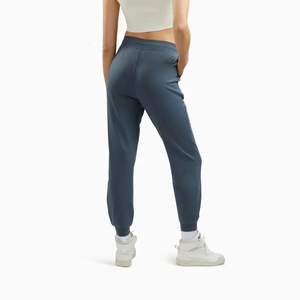 Pantalones Deportivos de Moda para Mujer, Diseño Personalizado OEM, Pantalones Deportivos Urbanos para Mujer, Pantalones de Forro Polar Ajustados con Bolsillos Laterales, Cintura Elástica con Logotipo - Product Image 4