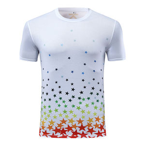 Kcoa เสื้อยืดวิ่งสำหรับผู้ชายพิมพ์ลายพิมพ์ซับลิเมชันงานออกแบบได้ตามต้องการ - Product Image 1