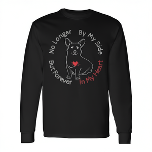T-shirt à manches longues commémoratif pour la perte d'un bien-aimé Pembroke Welsh Corgi – Produit promotionnel - Product Image 2