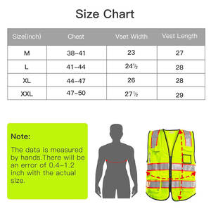 Best Premium Quality Winter Cotton Breathable <b>Reflective</b> High Visibility <b>Safety</b> Vest Customized Personal <b>Safety</b> <b>Clothing</b> - Product Image 3