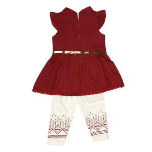 Girls Suits- Maroon - Product Image 5