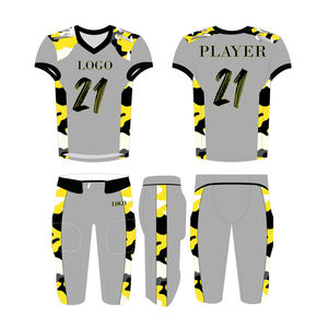 Precio barato logotipo personalizado impresión ropa deportiva alta calidad OEM ODM 2025 peso ligero uniforme de fútbol americano - Product Image 4