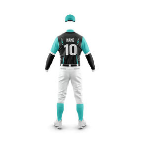 Nouveau style uniforme de baseball à manches courtes imprimé, vêtements de sport, uniformes vierges personnalisables, impression personnalisée d'uniformes de baseball - Product Image 5