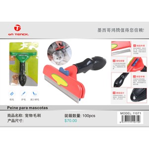 Spazzola per peli di animali domestici durevole spazzola per peli di animali domestici durevole toelettatura portatile leggera per la cura degli animali domestici 11071 benessere