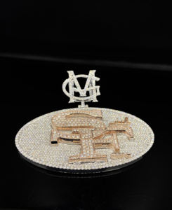 Colgante de Acero Inoxidable Estilo Hip Hop con Logotipo Personalizado Directo de Fábrica, Aspecto de Diamante - Product Image 2