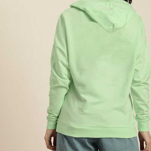 Sudadera con capucha ligera para mujer invierno venta al por mayor logotipo personalizado sudaderas con capucha de manga larga de alta calidad para mujer - Product Image 3