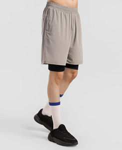 Pantalones Cortos de Verano para Hombre, de Alta Calidad, Estilo Urbano, Tejido Satinado de Algodón/Spandex, Bordados, de Secado Rápido y Resistentes al Viento - Product Image 1