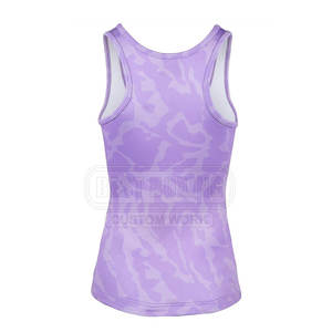 เสื้อกล้ามสำหรับเล่นยิมของผู้หญิงเสื้อแขนกุดพิมพ์ลายสำหรับใส่ไปยิมเล่นกีฬาและฝึก - Product Image 2