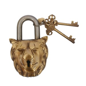 Cerradura de puerta de alta calidad, candado Vintage, cerradura de puerta impermeable a prueba de herrumbre, antirrobo - Product Image 3