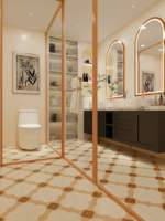 Conception unique marocaine Offre Spéciale encaustique fait à la main en céramique mur carreaux mats taille 200x200 décoration de la maison
