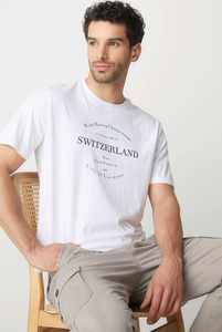 High Quality <b>Men's</b> <b>White</b> Crew Neck <b>T</b>-<b>shirt</b> Breathable Quick Dry Oversized Jersey Fabric Printed Custom <b>T</b>-<b>shirts</b> - Product Image 2