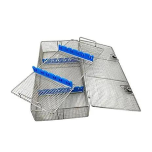 Paniers chirurgicaux médicaux de grillage pour la stérilisation et le transport Offre Spéciale en gros d'usine 100% acier inoxydable sans rouille - Product Image 4