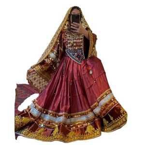 Vestidos Afganos Kuchi de Encaje Moderno, Novedades 2026, Vestidos Elegantes de Manga Larga para Mujer, para Fiestas Formales, Bodas, Hasta la Rodilla - Product Image 1