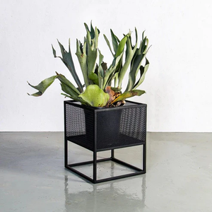 High Quality Set of 3 ,Black <b>Mesh</b> Iron Planter Stand for Indoor Plants Decoration set of 3 - Product Image 4