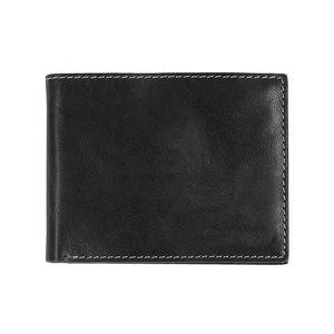 Portefeuille original en cuir véritable Portefeuille mince de luxe Petit portefeuille pour hommes - Product Image 1