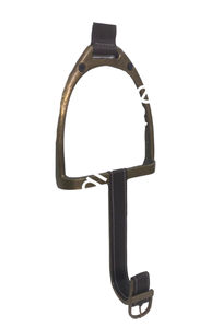 Brass Antique Finished Horse Stirrup Hook Aluminium & Leather Hooks Personalized <b>Towel</b> Hooks Equestrian Style Best Price - Product Image 6