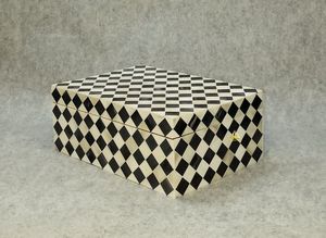 Joyero con incrustaciones de hueso de la mejor calidad, decoración india, artesanías, regalo de madera, cajas de lujo de la India por Reality Handmade Enterprises - Product Image 2