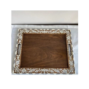 Bandeja de madera y MOP para chocolate, diseño Urdu, bandeja para servir para cenas y fiestas, uso de regalos de Ramadán - Product Image 6