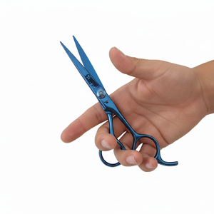 Tijeras de Acero con Alto Contenido de Carbono de 6 Pulgadas con Dientes Planos para Barberos y Peluqueros - Gran Resistencia Especial para Adelgazar Extensiones de Cabello - Product Image 1