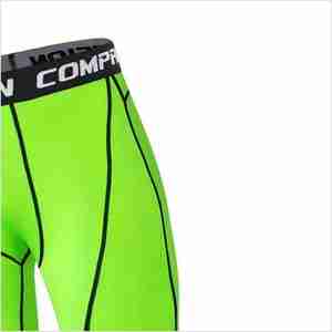 Short de compression respirant perroquet avec logo personnalisé tissu de soutien musculaire évacuant l'humidité pour vêtements de sport ou de gymnastique - Product Image 4