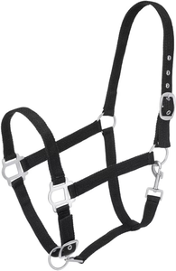 Cabestro de Nailon Resistente para Caballo con Acolchado Ajustable en la Barbilla y Gancho de Presión, Accesorios para Equipo de Caballos - Product Image 3