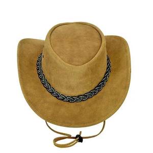 Sombreros de montar a caballo de cuero auténtico recién llegados hechos en Pakistán sombreros de montar a caballo de cuero de estilo de alta calidad - Product Image 2