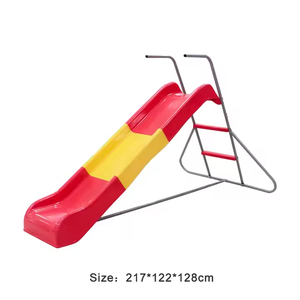 Enfant en bas âge jouet bébé Playhouse arrière-cour jardin <span class=keywords><strong>9</strong></span> pieds vague toboggan extérieur enfants en plastique aire de jeux toboggan pour les enfants - Product Image 5