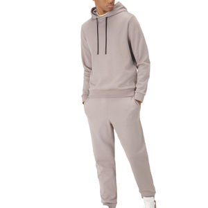 Survêtements à capuche en gros pour hommes, légers, pour le fitness, l'entraînement, vêtements décontractés, 100% coton, molleton uni, survêtements à capuche pour hommes - Product Image 4