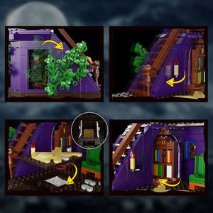 Ensemble de construction de la maison mystère de Scooby-Doo, jouet en plastique pour enfants, blocs de construction, ensembles de blocs, emballage - Product Image 5