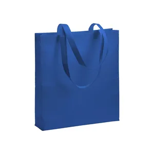 Borse Shopper Promozionali Eco-Friendly in R-PET con Soffietto per la Sostenibilità - Product Image 1