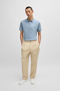 Polos pour hommes en coton 100% personnalisés, vente chaude, durables, à séchage rapide, polos décontractés pour hommes - Product Image 3